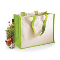 SHOPPER IN COTONE E JUTA